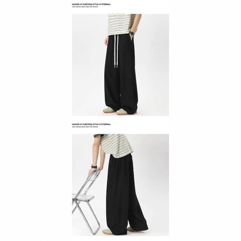 New loose casual pants men's trend versatile pants summer thin pendant trousers