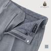 BRUNOBAFFI Grey Monotone Textured Pants_Margbxm3101