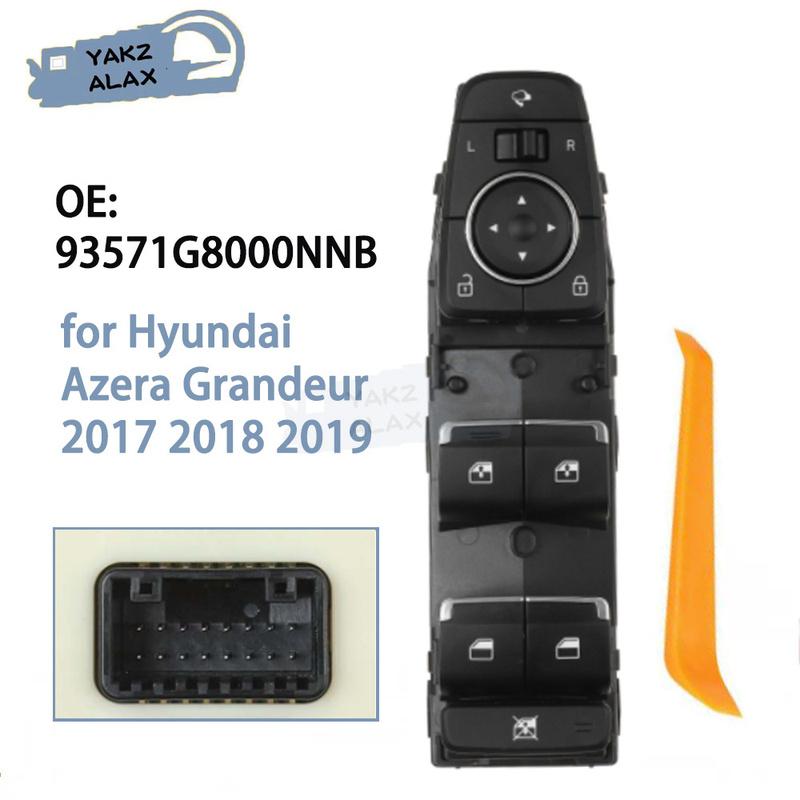 Для Hyundai Azera Grandeur 2017 2018 93571G8000NNB Электрический главный переключатель управления стеклоподъемником Кнопка стеклоподъемника