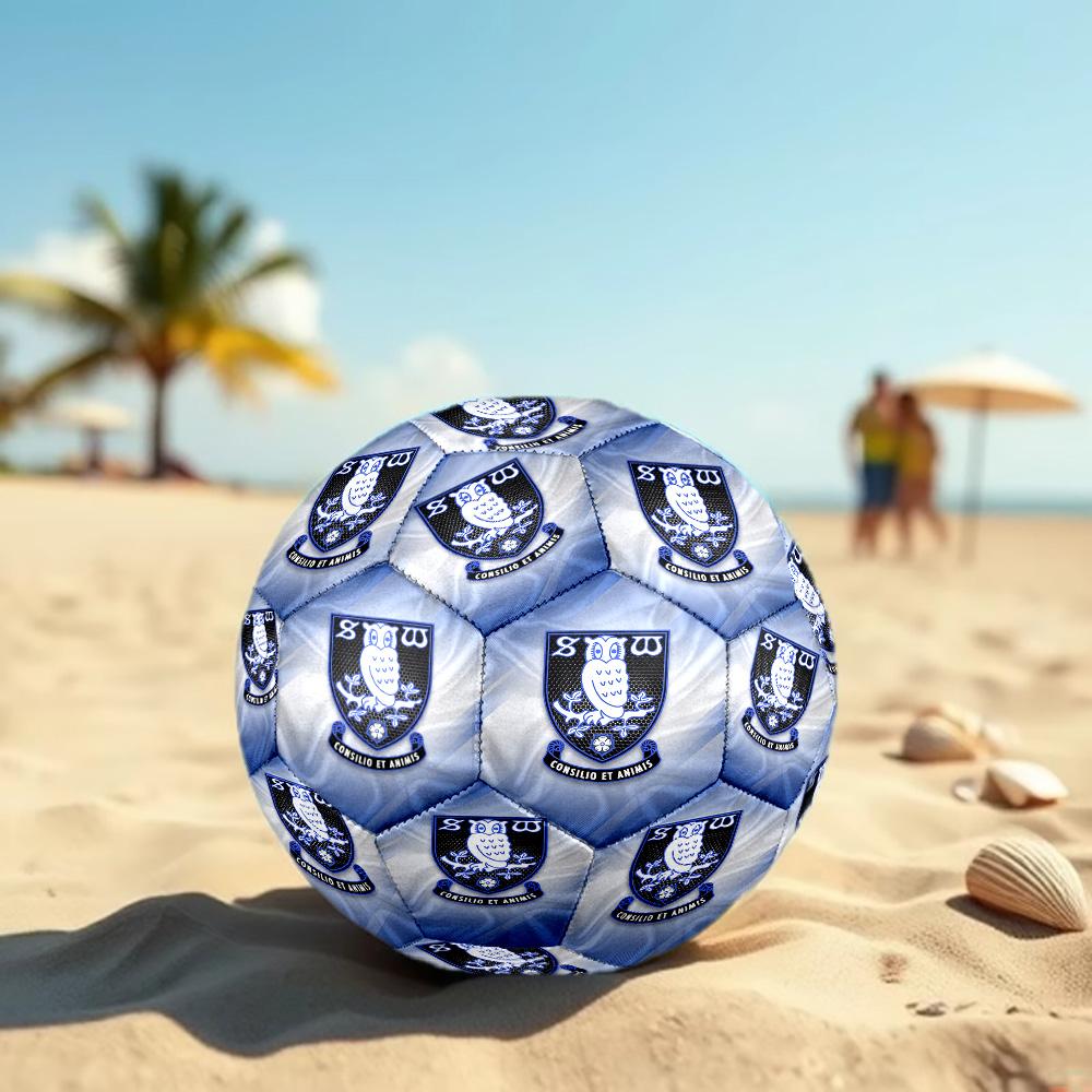 Sheffield Wednesday Taglia 5 Pallone da Calcio Alta Elasticità Pallone da Calcio Per Competizione All'aperto Allenamento Quotidiano Gioco