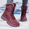 New Winter Snow Velvet Warm Non-slip and Cold-proof Outdoor High-top Cotton Shoes Platform-soled Sports Couple Shoes