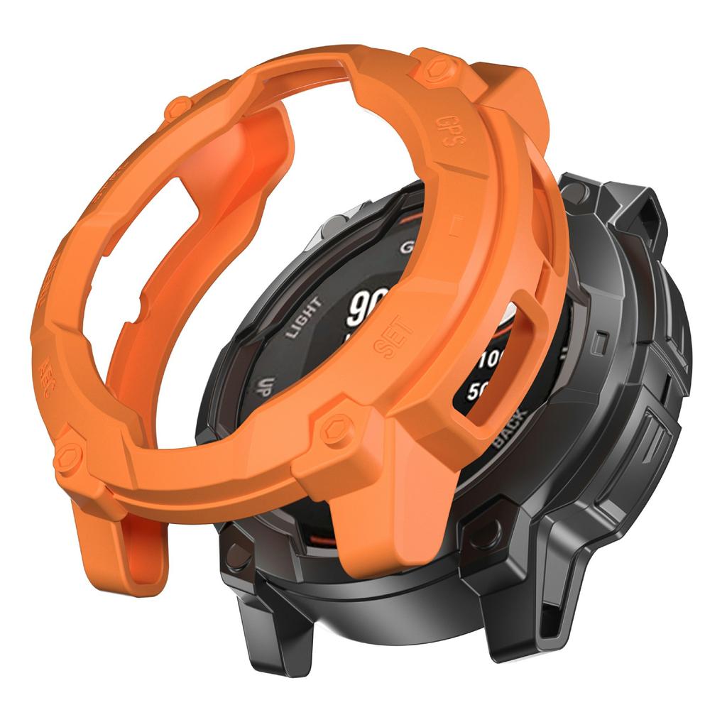 For Garmin Instinct 3 Solar 45mm Protective Case Rugged Armor TPU Shell Watch Cover