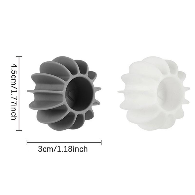 5Pcs Reusable Silicone Laundry Ball Clothes Hair Cleaning Tools Pet Hair Remover Washing Machine Cat Hair Catcher Laundry Ball