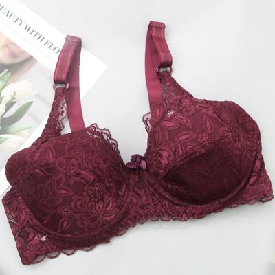 Sexy Western-style Push-up Lace Bra Plussize Shaping Lingerie for Full-figured Women