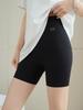 Women's Plus Size High Waist Shark Skin Cycling Shorts with Tummy Control and Built-in Underwear