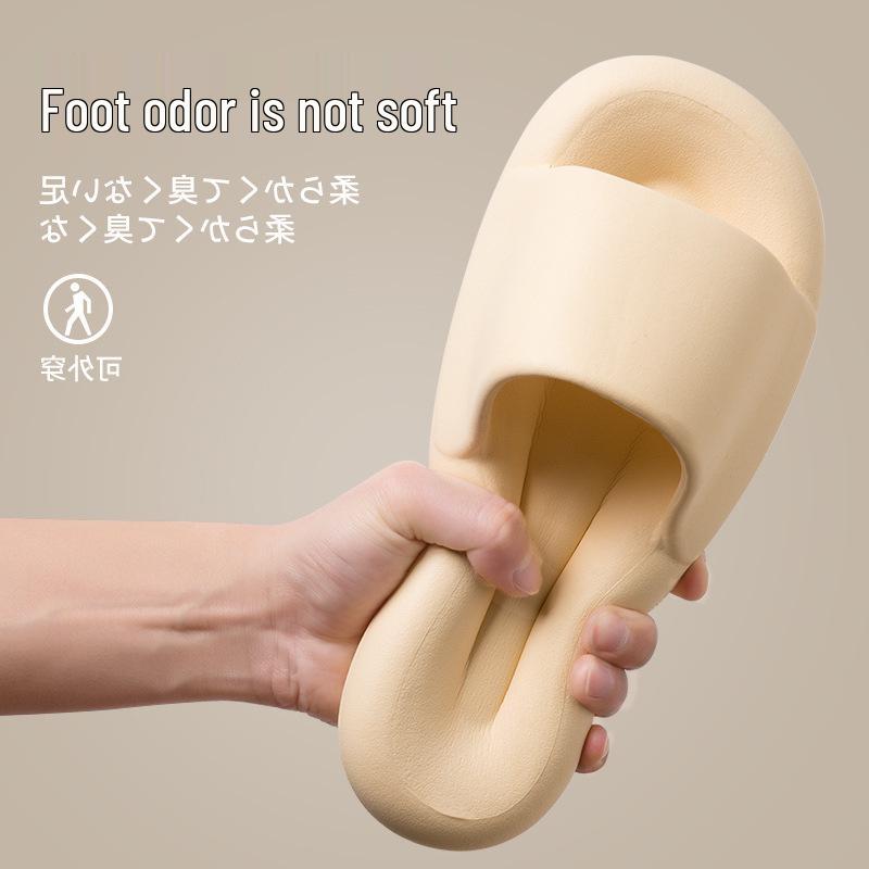 Unisex Non-Slip Korean Style Slippers for Indoor and Outdoor Use – Durable, Solid Color Footwear for Men and Women.
