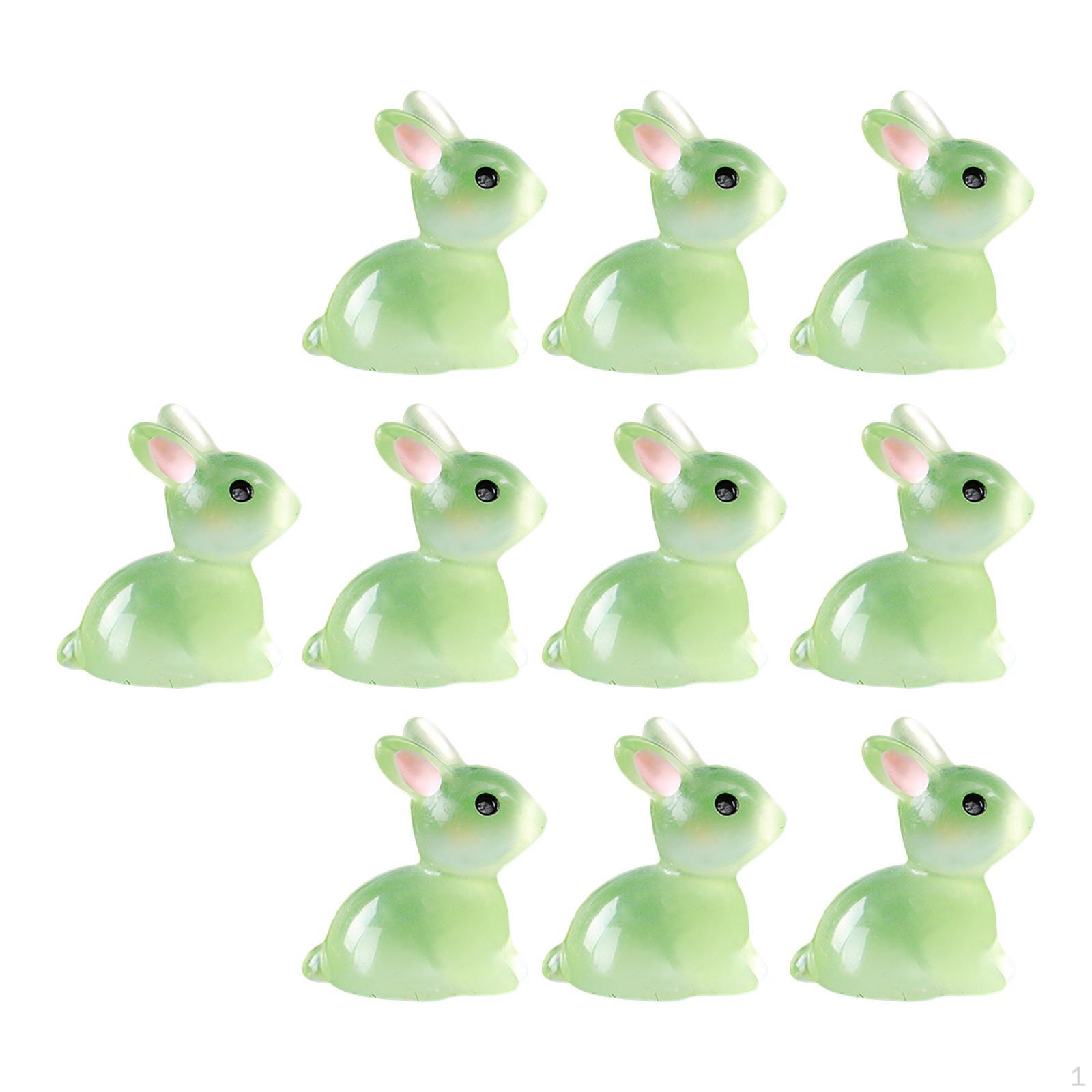 

Figurines Simulation Ornament Statue Model Sculpture Micro Landscape Ornaments Garden Decor s Green