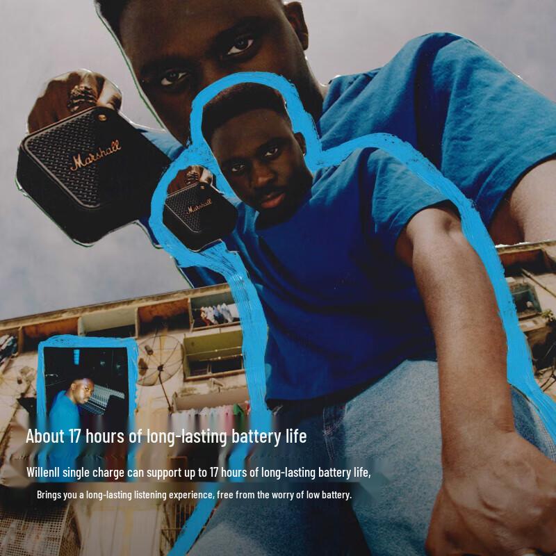 Marshall Willen II Portable Bluetooth Speaker CN plug (adapter included)