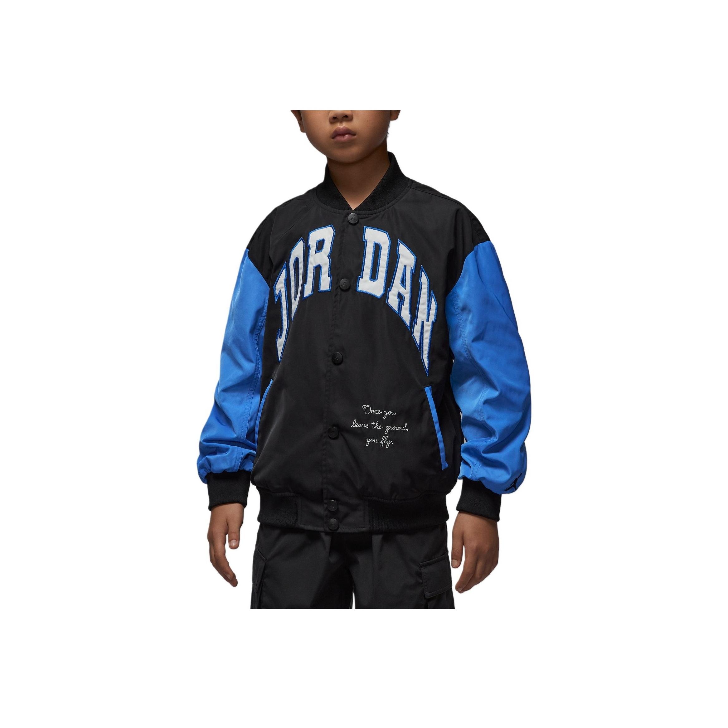 

Куртка Джордан с принтом букв, спортивная, классическая, с цветными блоками, с длинным рукавом, детская куртка IO2561-447 M