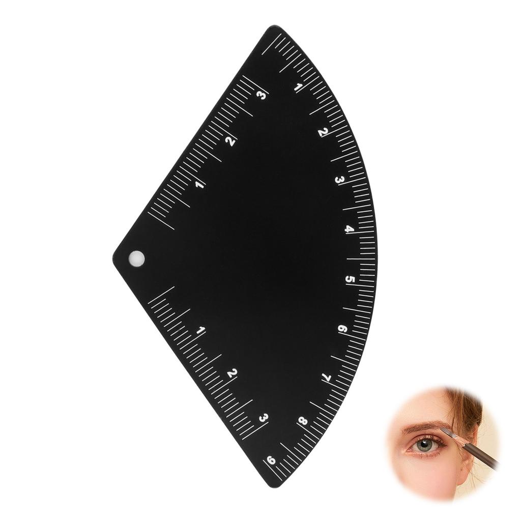 Multi Function Eyebrow Shaping Tool with Precise Measurement Guides Adjustable Brow Stencil for Symmetrical Brow Design