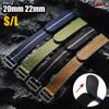 Pulseira de Nylon 20mm 22mm para Seiko para Tudor Fecho de Velcro Pulseira de Relógio Masculina Militar Impermeável Pulseira de Pulso para Omega