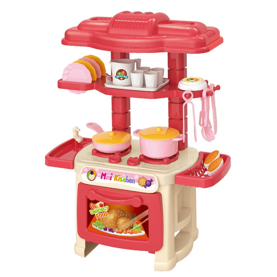 Kid's Play Kitchen Set Cooking Toy for Boys and Girls