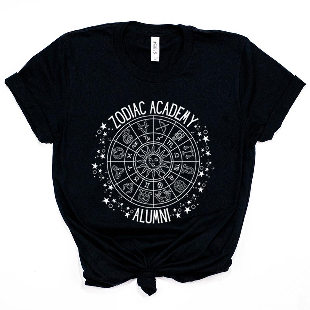 Zodiac Academy Alumni T Shirt Vega Twins Tshirt Vintage Zodiac Signs Shirt Star Constellations Shirt Unisex Graphic T Shirt