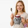 Ice Cream Pint Sleeves Cover with Spoon Handle Cute Animal