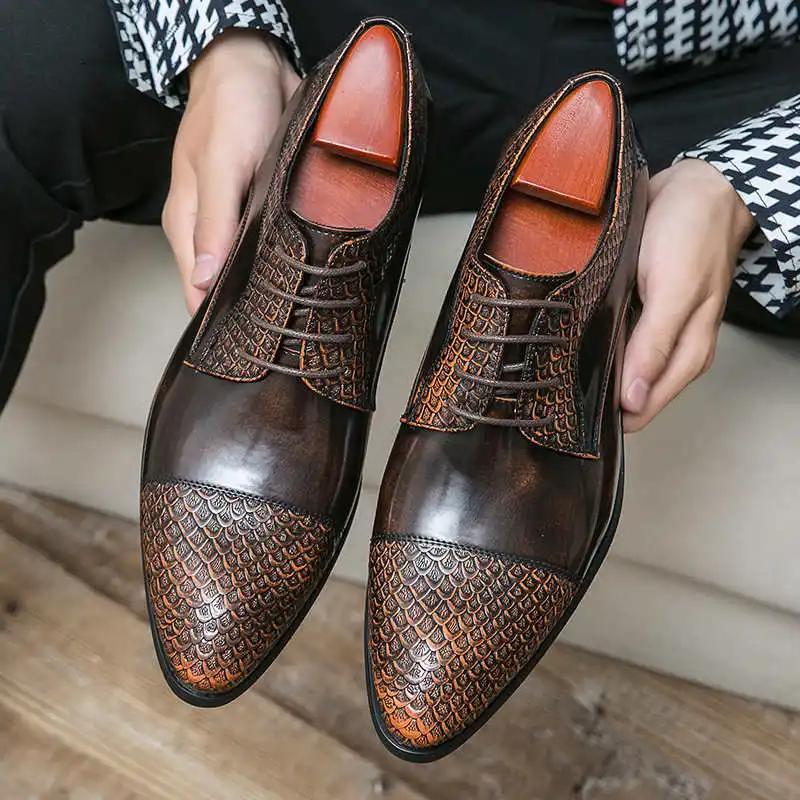 Low-heeled Sharp Nose Elegant Blue Man Shoes Casual Dress Shoes Sports Men's Shoes Sneakers Wholesale On Offer Wide Foot