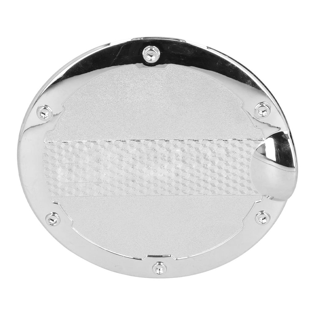 Electroplated Fuel Door Gas Oil Filler Cover Trim Replacement for 2016 2017