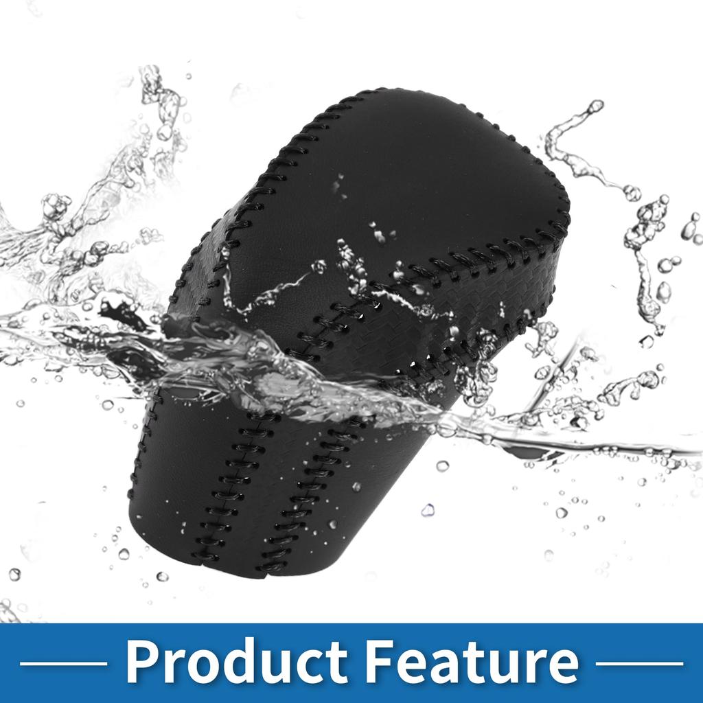 A ABSOPRO Gear Shift Knob Cover for Toyota Camry Microfiber Waterproof 2018-2024, 1pc, Leather, Anti-Slip, Dustproof,