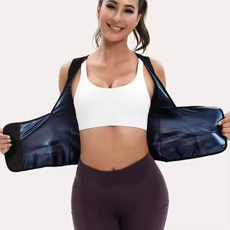 Women's Adjustable Tummy Control Shapewear Sweat Suit - Compression Waist Cincher & Body Sculptor