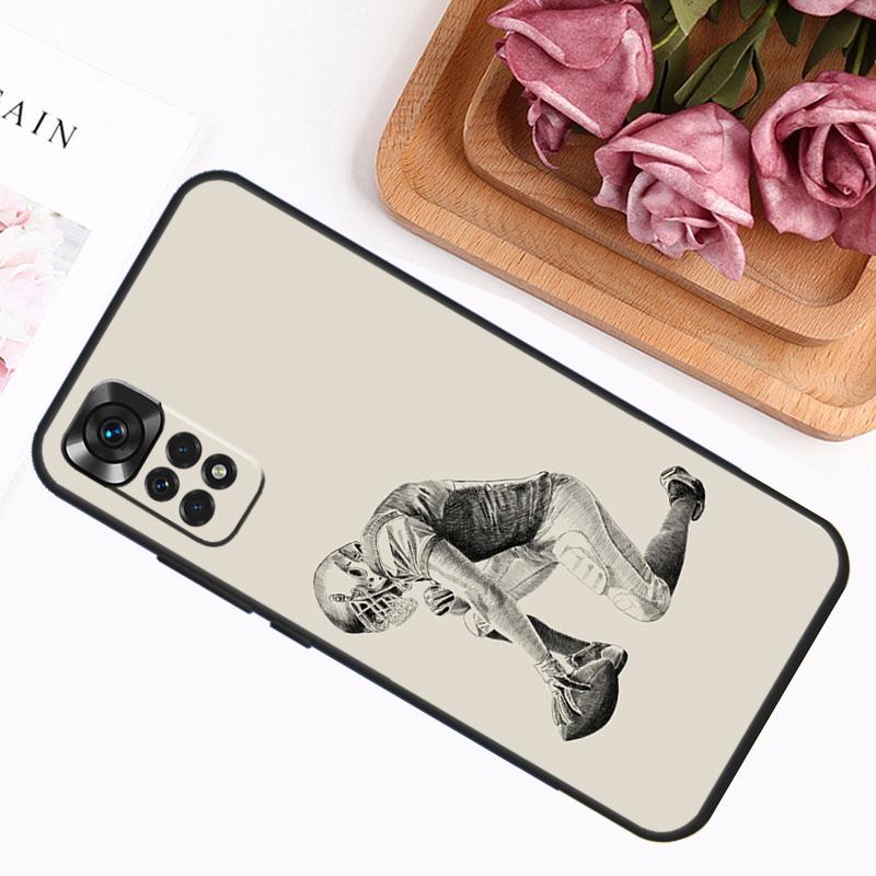 American Football Case For Xiaomi Redmi Note 13 Pro 14 12 11 9 10 9S 10S 11S 12S Redmi 12C 13C 14C 10C Cover