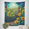 Sunflower Pattern Wall Decoration Tapestry Home Living Room Tapestry