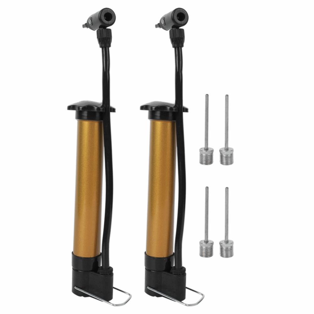6PCS Stable Base Air Pump Metal Construction Portable Inflator Sports Ball Pumping