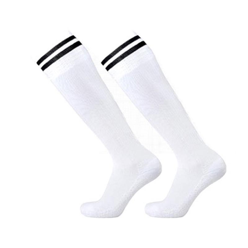 1 Paire Chaussettes de Sport Football Longues Genou Coton Spandex Enfants Legging Bas Football Baseball Cheville Adultes Enfants Chaussettes