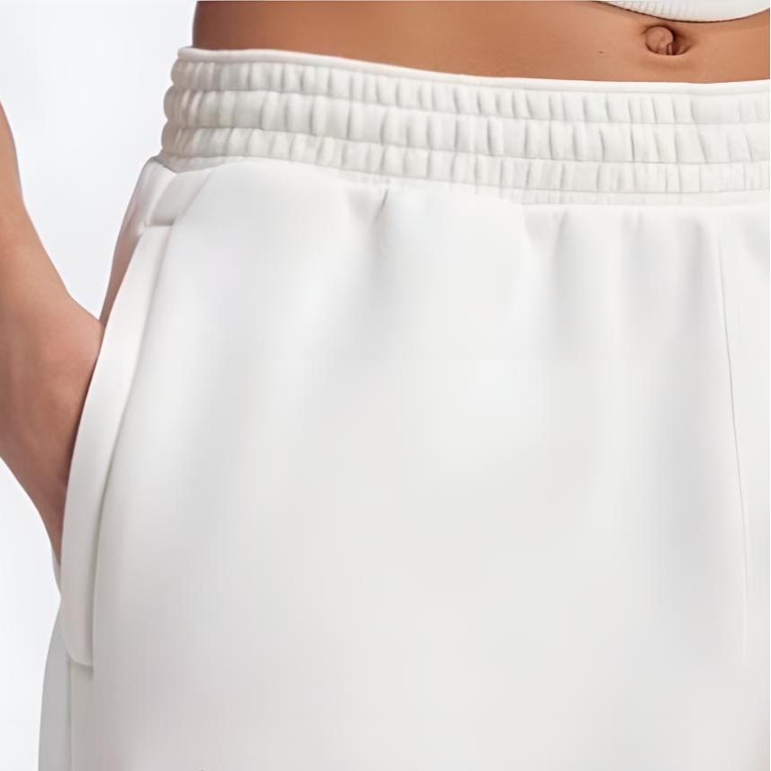 adidas Originals Elastic Waist Mid-Rise Cuffed Casual Pants Women Bottoms IX9878