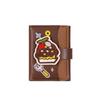 Cute Cartoon Cupcake Short Wallet Multi-card Slot Embroidery Coin Purses Leather Money Bag Women