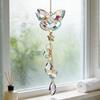 Faux Crystal Suncatcher Colorful Prism Butterfly/Dradonfly Window Hanging Ornament for Window Ceiling Garden Home Decor