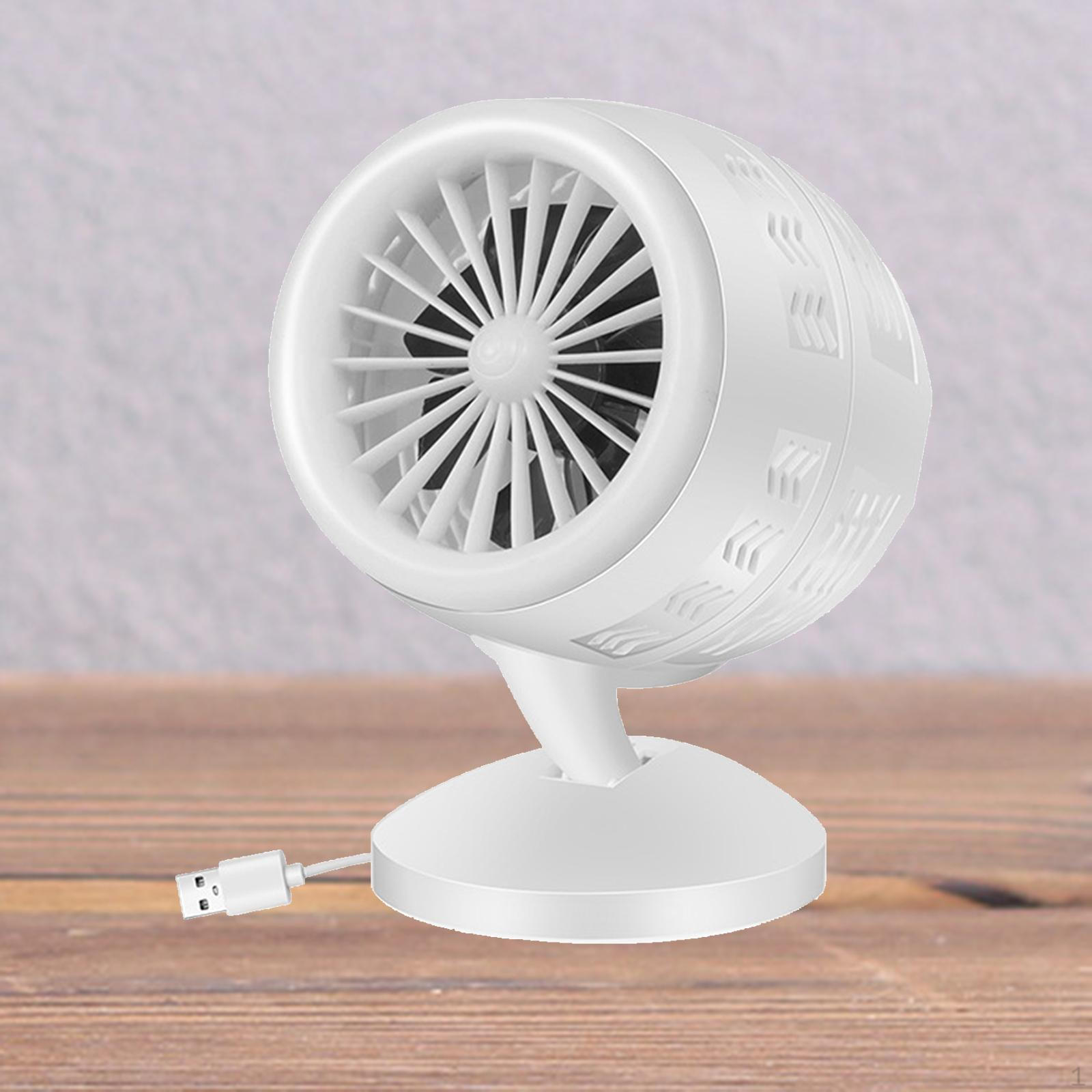 

Compact and Quiet Tabletop Fan for Personal Cooling White