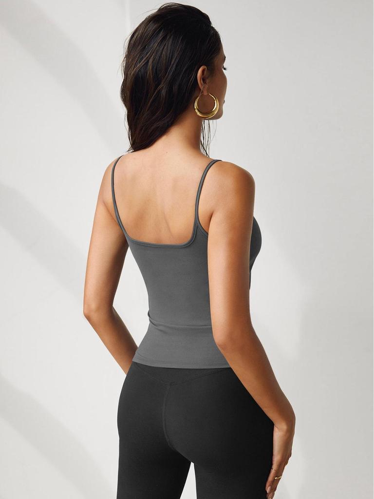 2025 European & American Slim Fit Milk Silk Camisole: Summer Style Hot Girl Vest Top