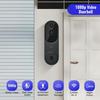 Smart Wireless Doorbell with Camera, Voice Intercom, WiFi HD, Night Vision, and Electronic Peephole