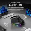 JOMAA Vertical Dual-Mode Wireless Bluetooth Mouse with Charger