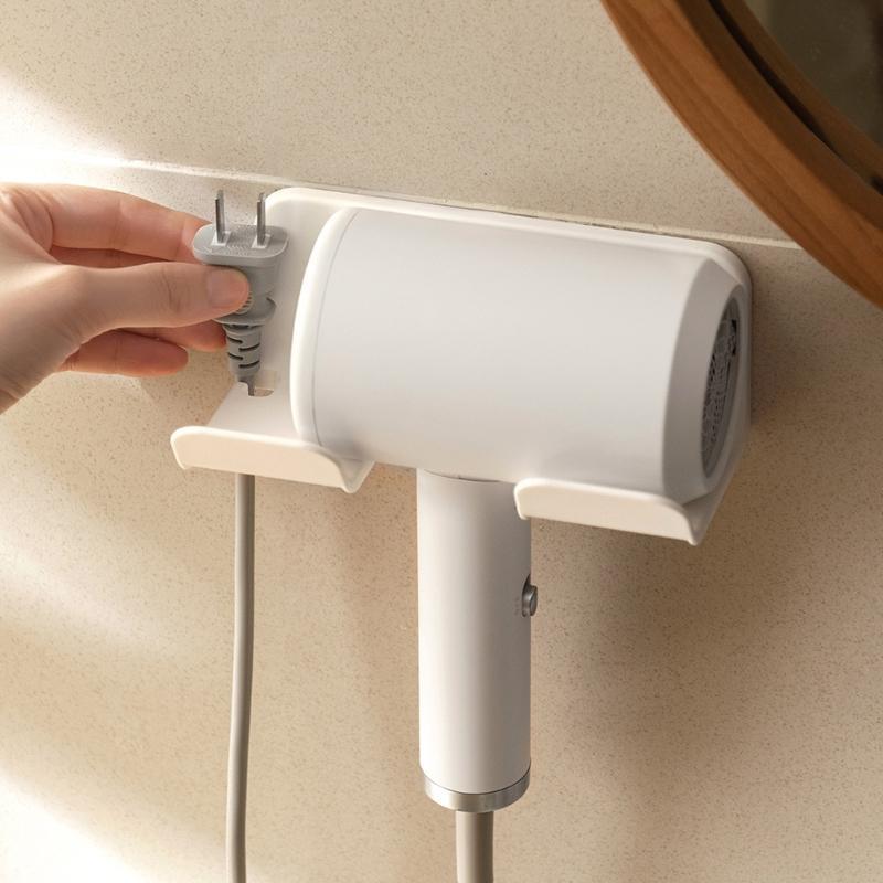 Wall Mounted Rack Hair Dryer Holder Hair Straightener Storage Shelf Top Sale