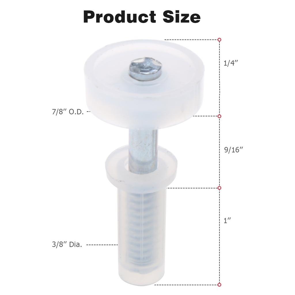 4 Pieces Versatile Elastic Bands Bi-Fold Door Top Guide Wheel Bifold Door Hardware Plastic Door Hardware Repair Part