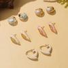 Simple Temperament Love Light-colored Earrings for Women's 2026 New Summer Versatile