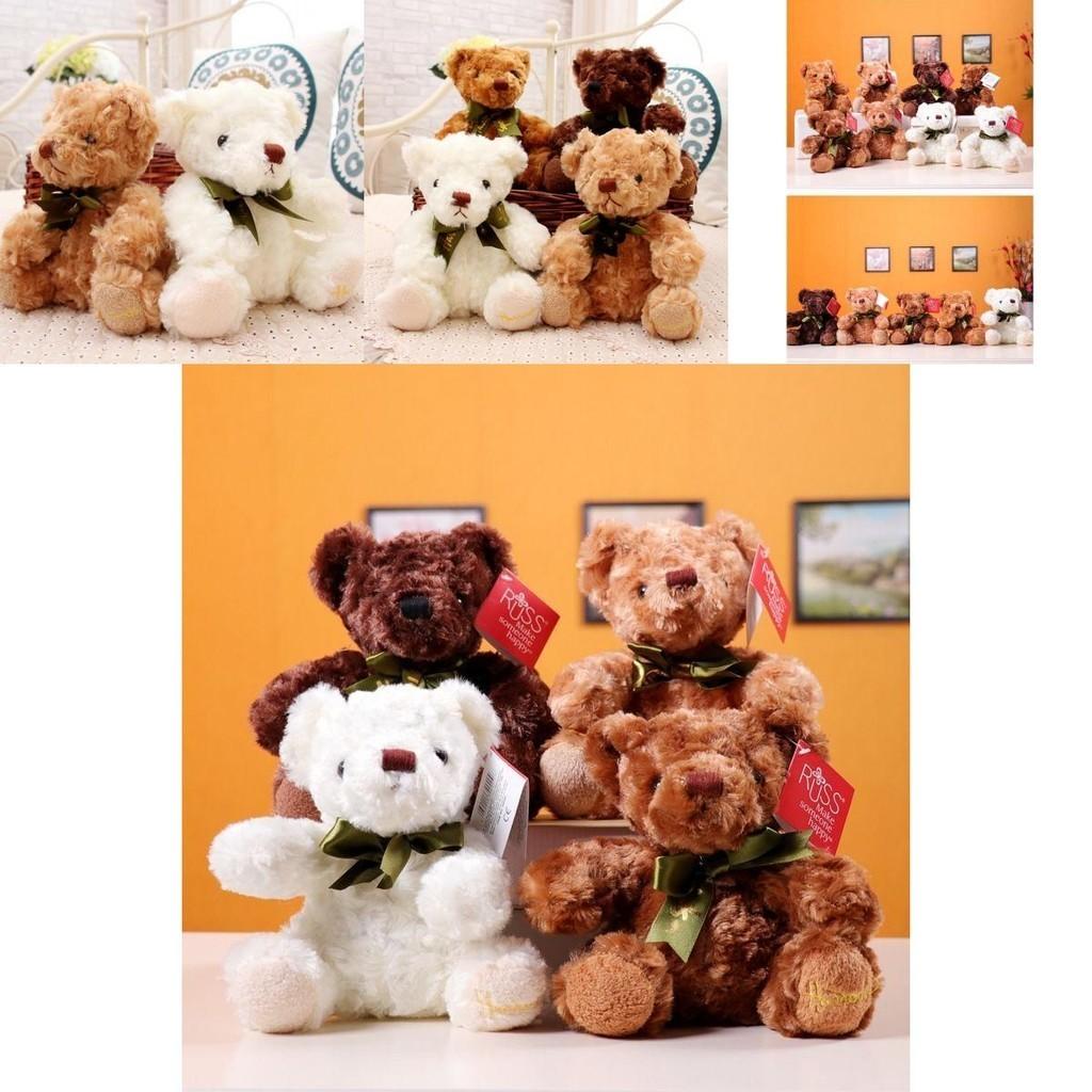 Adorable 20cm Teddy Bear Doll Plush Toy Pillow For Baby Birthday Christmas Gift
