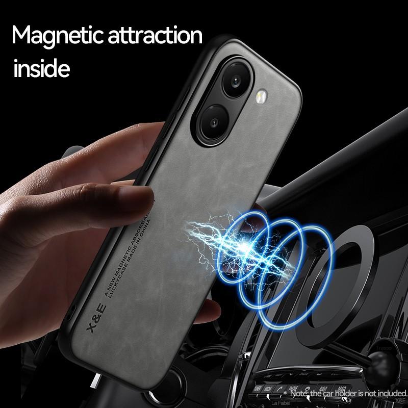 Shockproof Case For Xiaomi Poco X8 Pro Max F8 Ultra X7 Pro X6 Pro Cover Magnetic Leather Car Holder Phone Capa Coque Funda