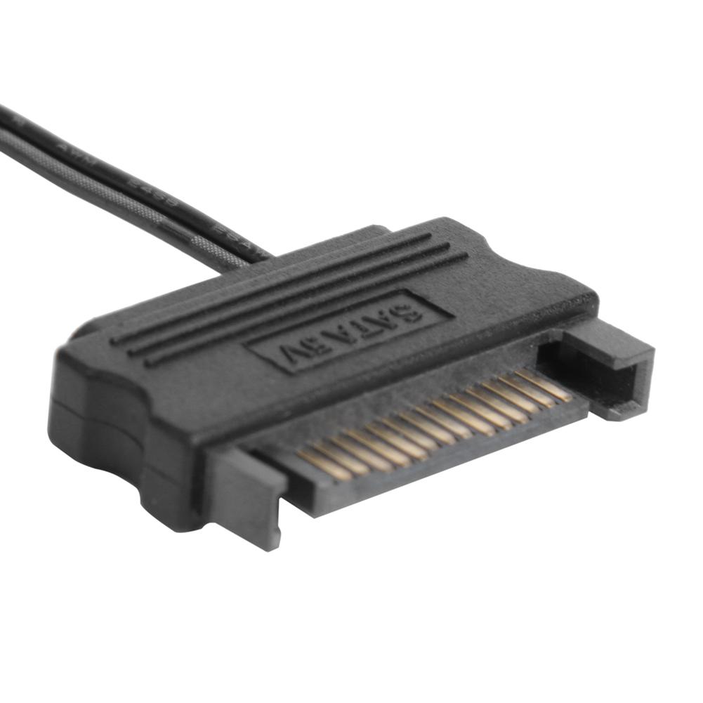 Power Supply 5V ARGB Controller SATA Pin Easily Carrying Lightweight Gadgets for Chassis Fan LED Strip Water Cooler