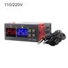 STC-3008 To relé digital termostat temperaturkontroller for inkubator termometer kontrollbryter 12V 220V AC relé