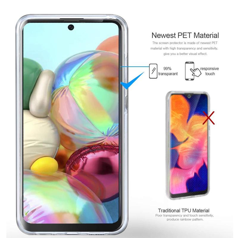 360 ° Ganzkörper-Schutzhülle für iPhone Samsung Huawei Honor Xiaomi Redmi OPPO OnePlus Anti Drop Clear Hybrid PC Hartsilikon Dünne Schale