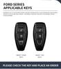 New Style Car Full Cover Smart Remote Key Case Shell For Ford Focus 3 4 ST Mondeo MK3 MK4 Fiesta Fusion Kuga 2013 2014 2015 2017