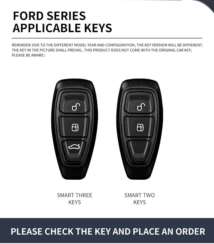 New Style Car Full Cover Smart Remote Key Case Shell For Ford Focus 3 4 ST Mondeo MK3 MK4 Fiesta Fusion Kuga 2013 2014 2015 2017