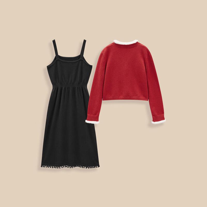 IEF Plus Size Elegant Knitted Skirt Set