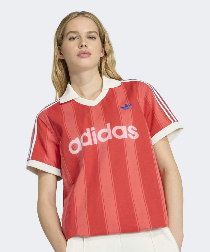 ADIDAS Twill Football Jersey - Semi-Lucid Red / Kf5750