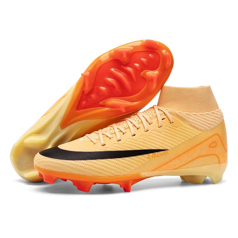 New Men's Football Boots Non-Soccer Shoes for Slip Cleats' Wholesale Training FG Top Quality Trainers Drop Shipping Unisex Adult