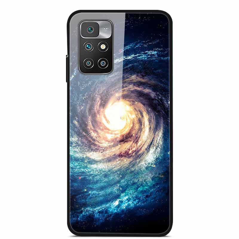 For Redmi Note 10 Pro Cases Note10T Tempered Glass Hard Back Cover for Xiaomi Redmi Note 10 5G / Note 10T Phone Case Capa Fundas
