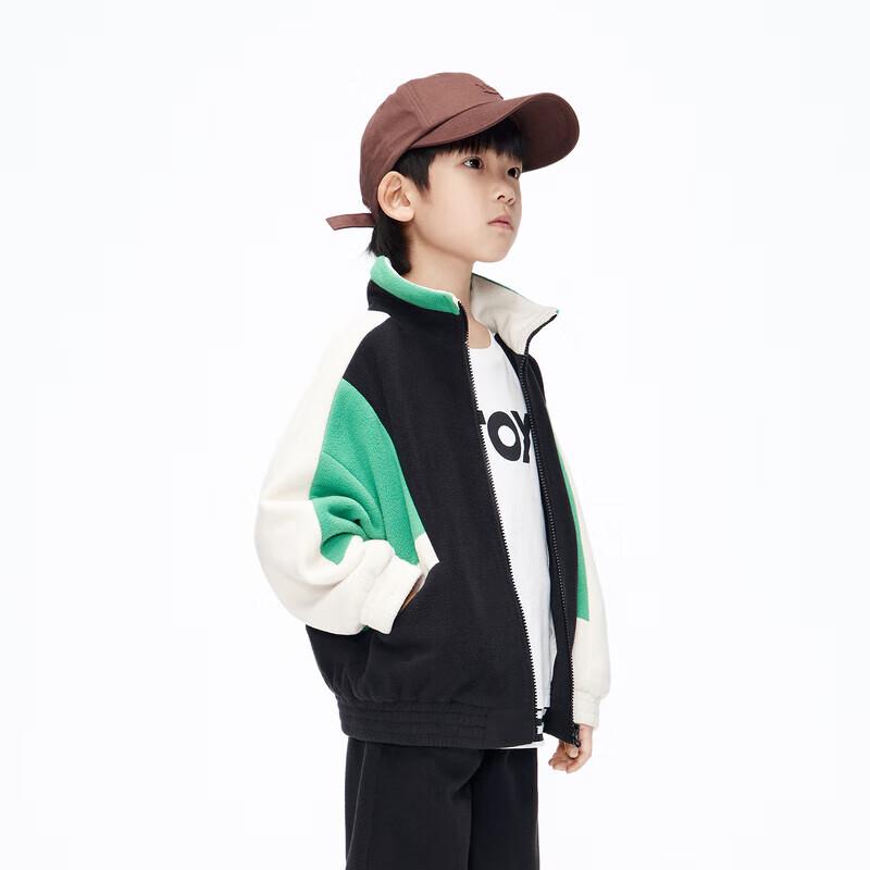 little MO&Co. Kids Warm Fleece Jacket 110