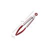 7/9/12 Inch Red Kitchen Tongs, High Quality Silicone, BPA Free, Non-stick, Stainless Steel BBQ Cooking Grill Lock Food Tongs