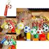 New Cartoon Pvc Football Keychain Realistic World Cup Soccer Car Charm Accessory